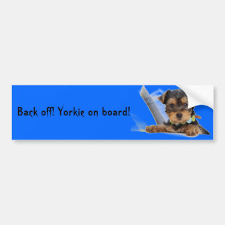 Autocollant De Voiture Adhésif pour pare-chocs de Yorkie