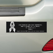 Autocollant De Voiture adhésif pour pare-chocs de zèbre (En voiture)