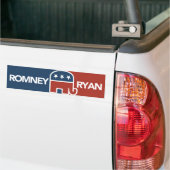 Autocollant De Voiture Adhésif pour pare-chocs d'éléphant de Mitt Romney (Sur camion)