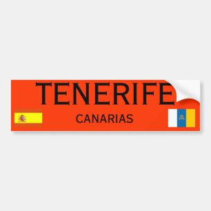 Autocollant De Voiture Adhésif pour pare-chocs des Îles Canaries de