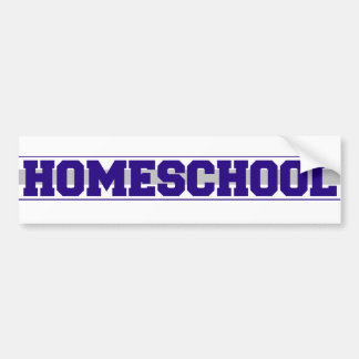 Autocollant De Voiture Adhésif pour pare-chocs d'esprit de Homeschool