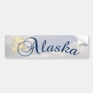 Autocollant De Voiture Adhésif pour pare-chocs d'état de l'Alaska