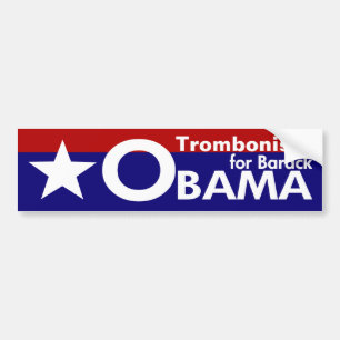 Autocollant De Voiture Adhésif pour pare-chocs d'étoile pour Barack Oba