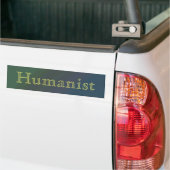Autocollant De Voiture Adhésif pour pare-chocs d'humaniste (Sur camion)