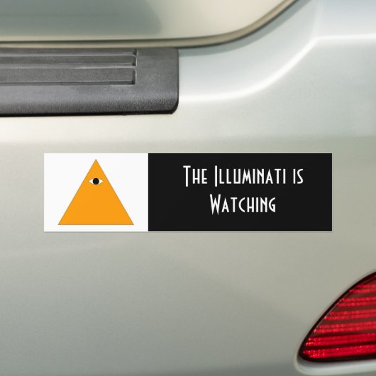 Autocollant De Voiture Adhésif pour pare-chocs d'Illuminati (En voiture)