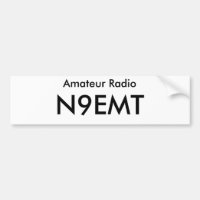 Adhésif pour pare-chocs d'indicatif d'appel