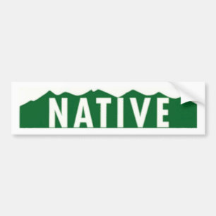 Autocollant De Voiture Adhésif pour pare-chocs d'indigène du Colorado