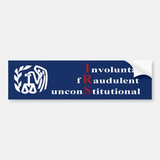 Autocollant De Voiture Adhésif pour pare-chocs d'IRS (Devant)