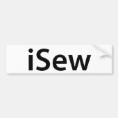 Autocollant De Voiture adhésif pour pare-chocs d'iSew (Devant)