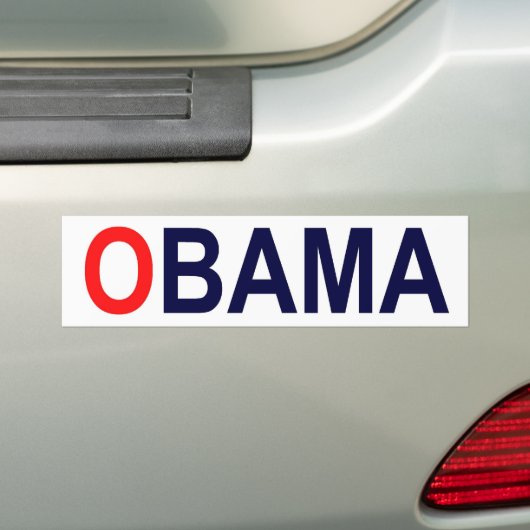 Autocollant De Voiture Adhésif pour pare-chocs d'OBAMA (En voiture)