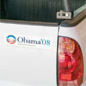 Autocollant De Voiture Adhésif pour pare-chocs d'Obama 08 (Sur camion)