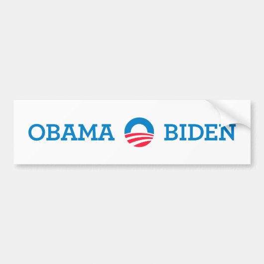 Autocollant De Voiture Adhésif pour pare-chocs d'Obama Biden (Devant)