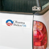 Autocollant De Voiture Adhésif pour pare-chocs d'Obama Biden '08 (Sur camion)