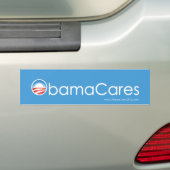 Autocollant De Voiture Adhésif pour pare-chocs d'ObamaCares (bleu de (En voiture)