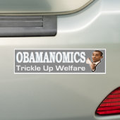 Autocollant De Voiture Adhésif pour pare-chocs d'Obamanomics (En voiture)
