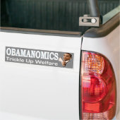 Autocollant De Voiture Adhésif pour pare-chocs d'Obamanomics (Sur camion)