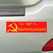 Autocollant De Voiture Adhésif pour pare-chocs d'Obammunism (En voiture)