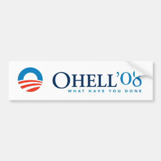 Autocollant De Voiture Adhésif pour pare-chocs d'OHELL Obama