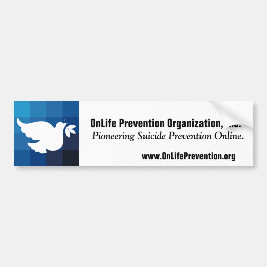 Autocollant De Voiture Adhésif pour pare-chocs d'OnLife (Devant)