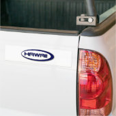 Autocollant De Voiture Adhésif pour pare-chocs d'ovale d'Hawaï (Sur camion)