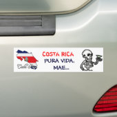 Autocollant De Voiture Adhésif pour pare-chocs du Costa Rica - customisé (En voiture)