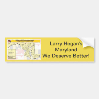Autocollant De Voiture Adhésif pour pare-chocs du Maryland du Hogan de
