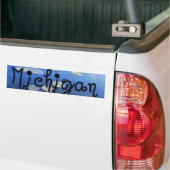 Autocollant De Voiture Adhésif pour pare-chocs du Michigan (Sur camion)
