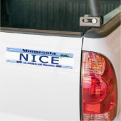 Autocollant De Voiture Adhésif pour pare-chocs du Minnesota Nice® (Sur camion)
