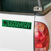 Autocollant De Voiture Adhésif pour pare-chocs du SENTIMENT SQUATCHY - (Sur camion)
