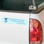 Autocollant De Voiture Adhésif pour pare-chocs du St Francis (Sur camion)