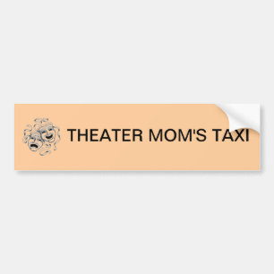 Autocollant De Voiture Adhésif pour pare-chocs du taxi de la maman de