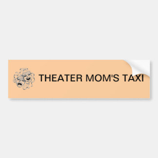 Autocollant De Voiture Adhésif pour pare-chocs du taxi de la maman de