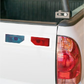 Autocollant De Voiture adhésif pour pare-chocs en verre 3D (Sur camion)