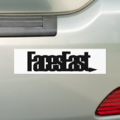 Autocollant De Voiture Adhésif pour pare-chocs est de logo de visages (En voiture)