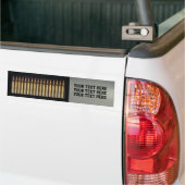 Autocollant De Voiture Adhésif pour pare-chocs fait sur commande d'arme à (Sur camion)