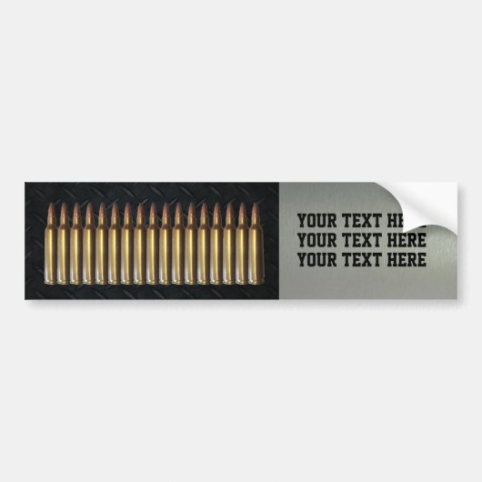 Autocollant De Voiture Adhésif pour pare-chocs fait sur commande d'arme à (Devant)