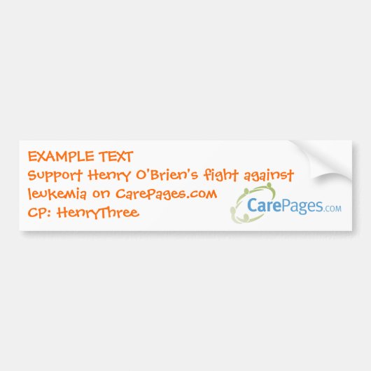 Autocollant De Voiture adhésif pour pare-chocs fait sur commande de (Devant)