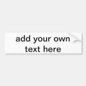 Autocollant De Voiture adhésif pour pare-chocs fait sur commande des (Devant)