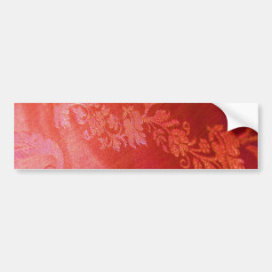 Autocollant De Voiture Adhésif pour pare-chocs floral rouge d'élégance -