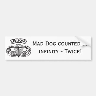 Autocollant De Voiture Adhésif pour pare-chocs fol 3 de chien