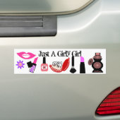 Autocollant De Voiture Adhésif pour pare-chocs Girly de fille (En voiture)