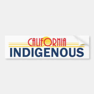 Autocollant De Voiture Adhésif pour pare-chocs INDIGÈNE de la Californi