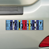 Autocollant De Voiture Adhésif pour pare-chocs irakien de la liberté (En voiture)