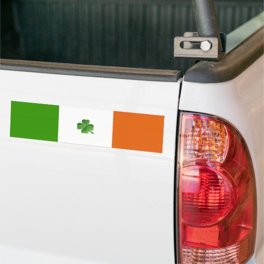 Autocollant De Voiture Adhésif pour pare-chocs irlandais de drapeau (Sur camion)