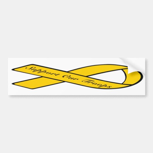 Autocollant De Voiture Adhésif pour pare-chocs jaune de conscience de (Devant)