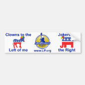 Autocollant De Voiture Adhésif pour pare-chocs libertaire (Devant)