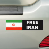 AUTOCOLLANT DE VOITURE ADHÉSIF POUR PARE-CHOCS LIBRE DE L'IRAN (En voiture)