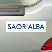 Autocollant De Voiture Adhésif pour pare-chocs libre gaélique alba de (En voiture)