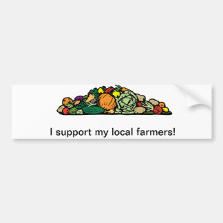 Autocollant De Voiture Adhésif pour pare-chocs local d'agriculteur