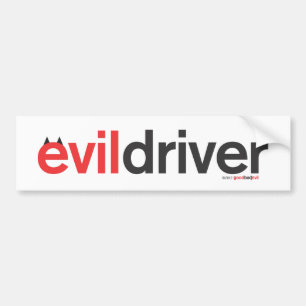 Autocollant De Voiture adhésif pour pare-chocs mauvais de conducteur